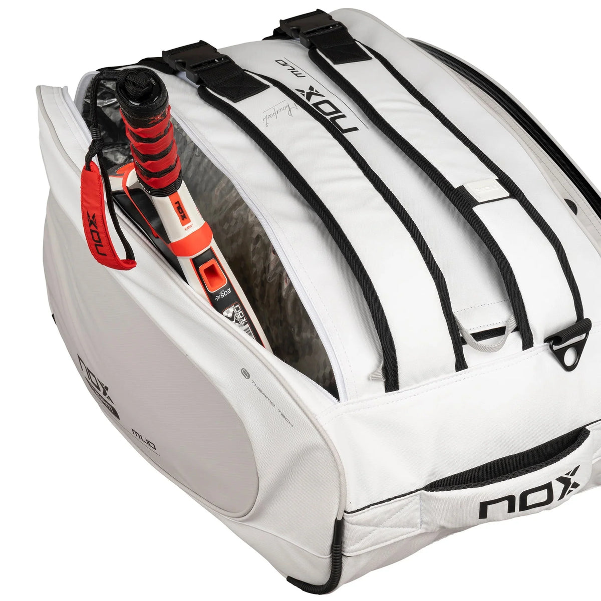 NOX ML10 Team Padel Bag – White/Grey