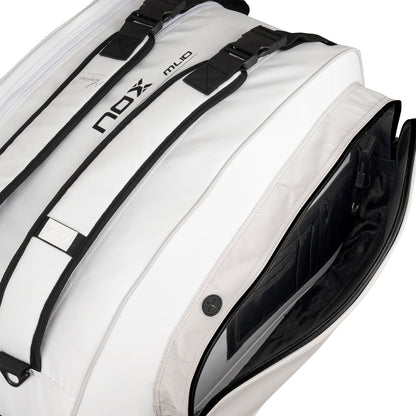 NOX ML10 Team Padel Bag – White/Grey